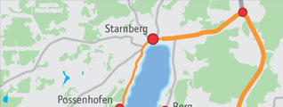 Starnberger See Karte